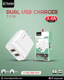 3.A OUTPUT DUAL USB CHARGER