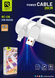 2.4 Amp Output Power Data Cable - Micro / Type C