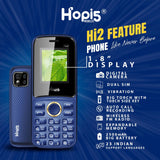 Hi2 1.8 Inch Dual SIM Feature Phone