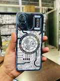 Mechanical Clock Pattern Lens Protection Mobile Case - Samsung / Vivo