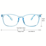 Reading Glasses with Blue Light Filter - Blue +0.5x ~ +4.0x