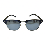 Semi-Rimless Retro Sunglasses