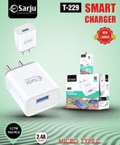 2.4 Amp Max Output Smart Fast Charger