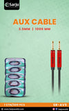 3.5 MM /1000 MM Aux Cable